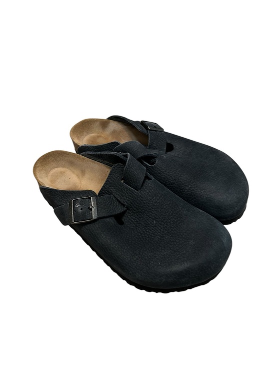 Birkenstock Shoes - Birkenstock Boston Oiled Leather Cloud Black Women’s Size 41 L10 M8 Comfort Mule